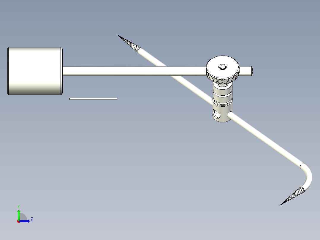 磁性底座左视图