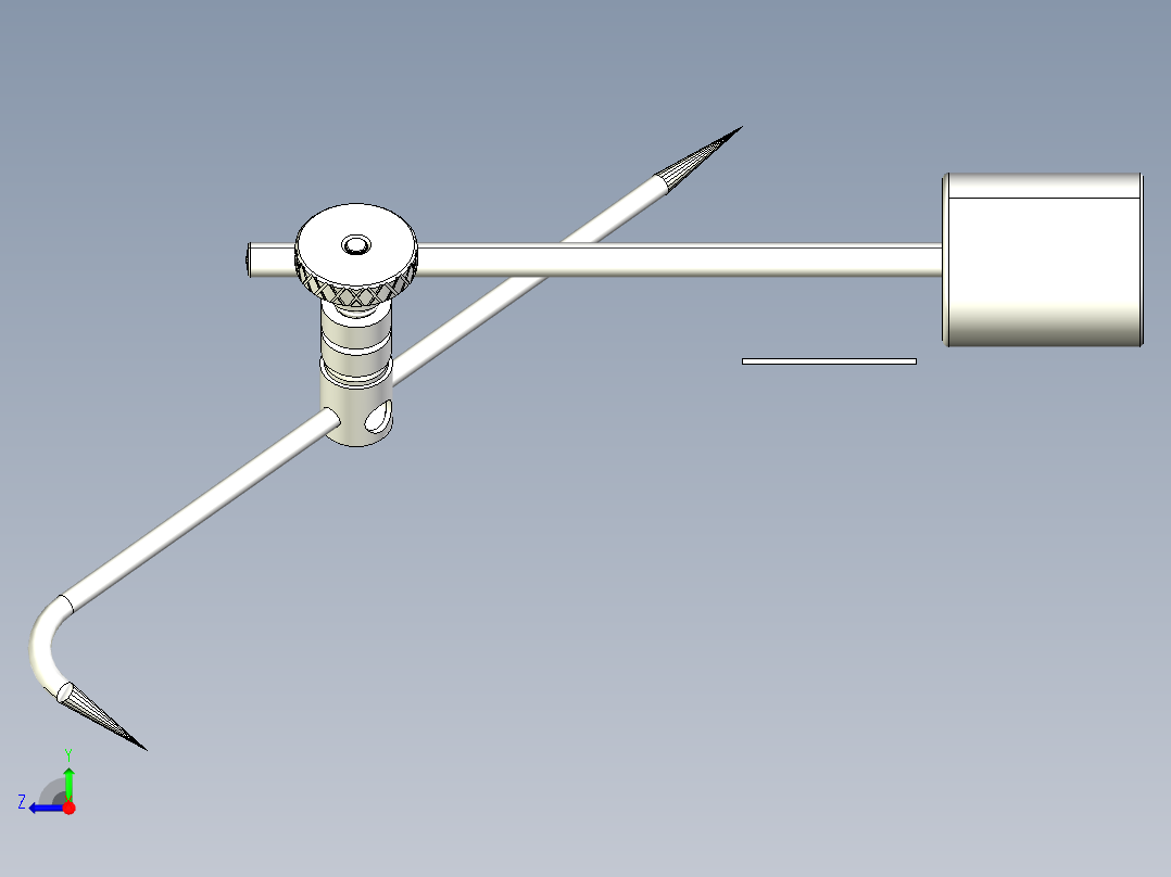磁性底座右视图