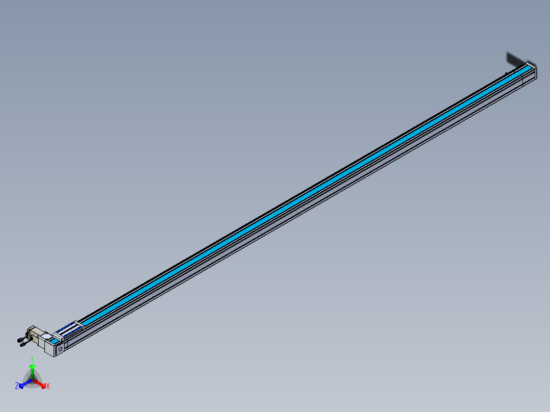 威洛博LB.GB同步带传动--欧规系列LB6A-L130-S3100-BR主视图