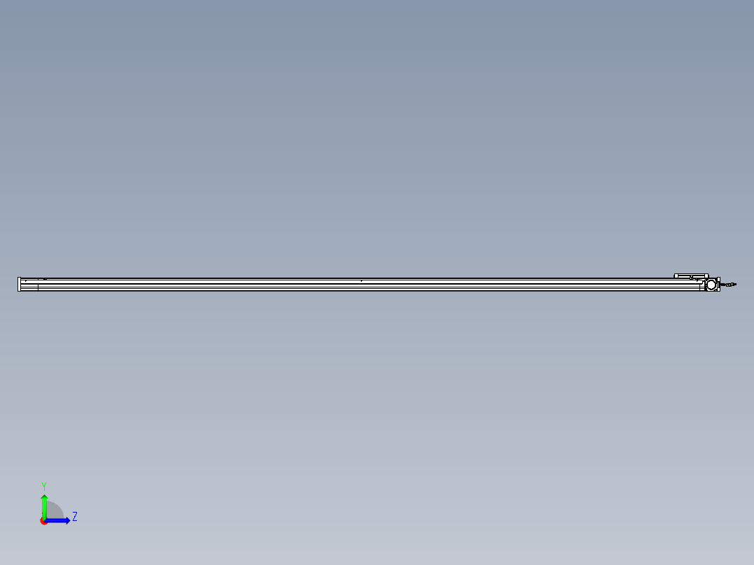 威洛博LB.GB同步带传动--欧规系列LB6A-L130-S3100-BR左视图