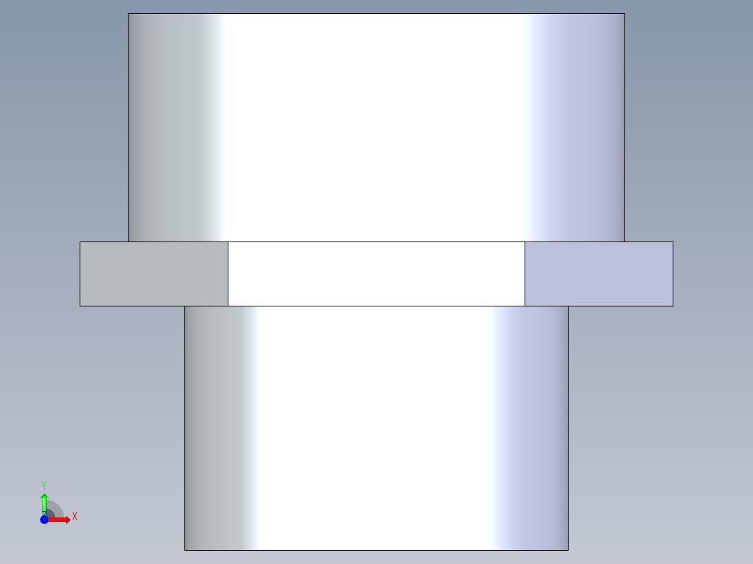 CPVC管件31-Sch80_PVC-Brass_SPIGxFPT_9878-015SS_1.5in前视图