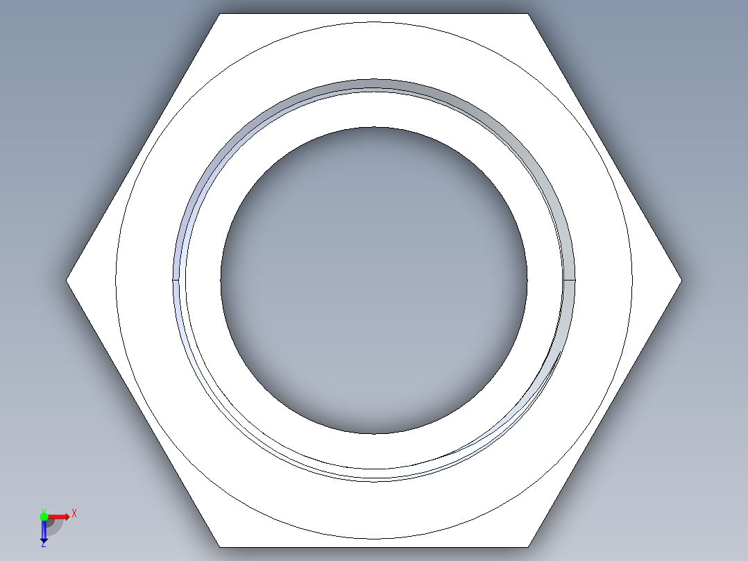 CPVC管件31-Sch80_PVC-Brass_SPIGxFPT_9878-015SS_1.5in俯视图