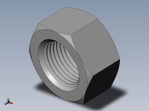 DIN 934 螺母-M72 Nut.SLDPRT