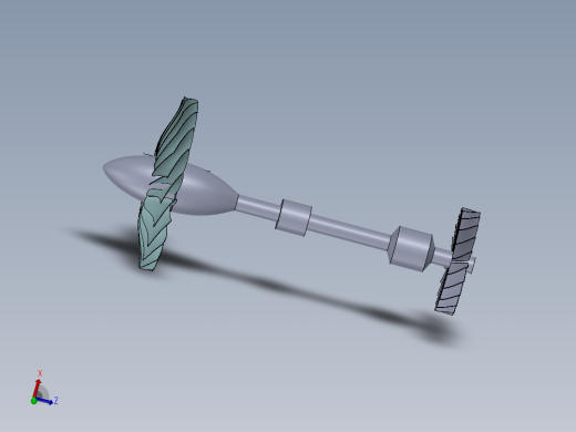 喷气发动机---模型格式为 sw