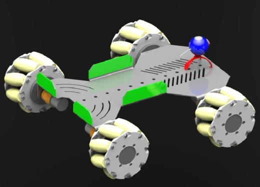 麦克纳姆轮移动小车底盘简易模型3D图纸 STEP格式缩略图