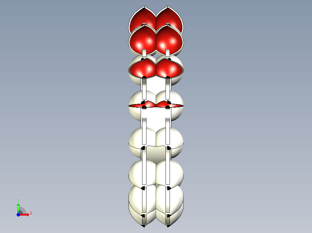 冲击式水轮机叶轮前视图