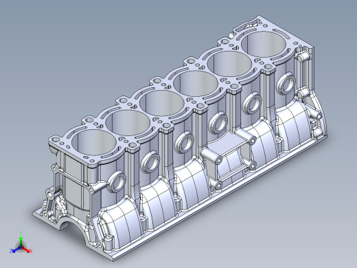 直列式6缸发动机缸体