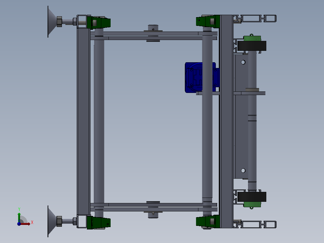 TAK-05A型发电机嵌线定子装配线前视图