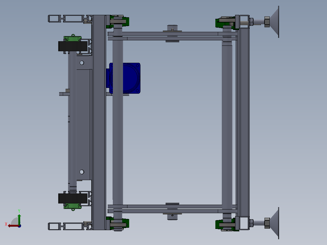 TAK-05A型发电机嵌线定子装配线后视图