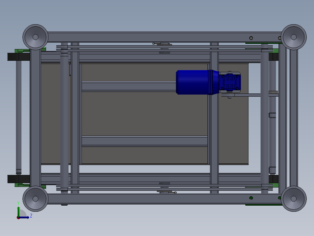 TAK-05A型发电机嵌线定子装配线左视图
