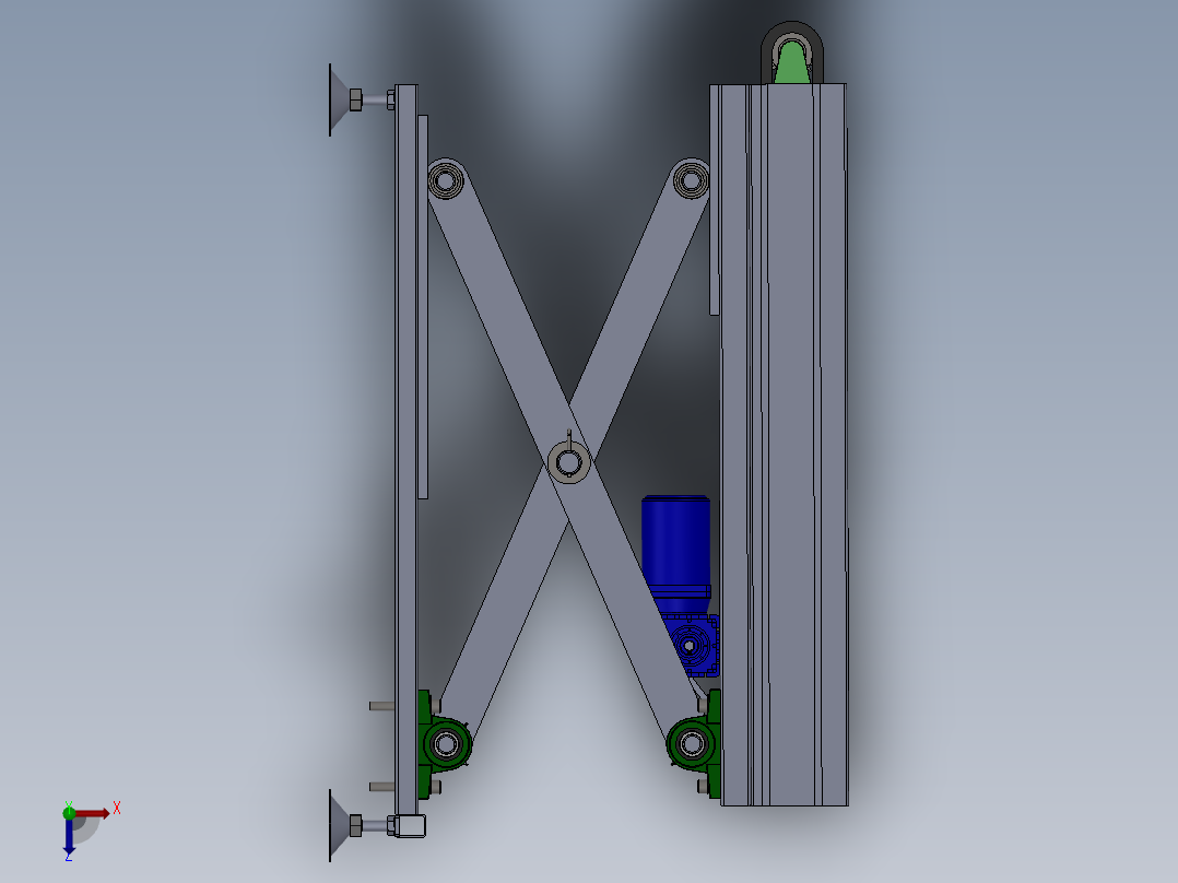 TAK-05A型发电机嵌线定子装配线俯视图