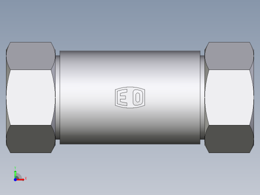 卡套式工业通用硬管接头EO_Weld_bulkhead_fitting_ESV28L前视缩略图