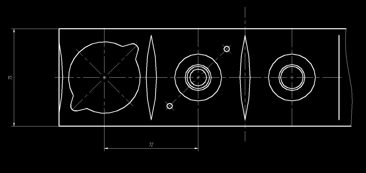 端盖级进模（CAD图+Proe三维）