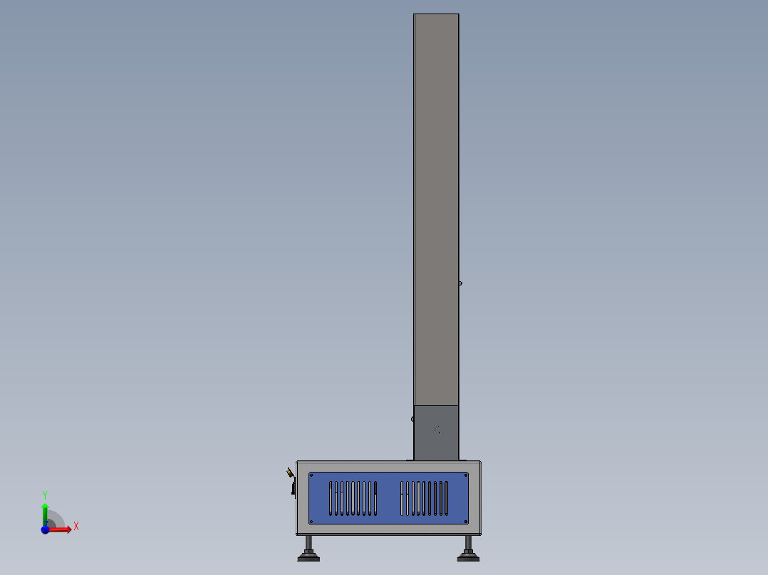 拉力试验机前视图
