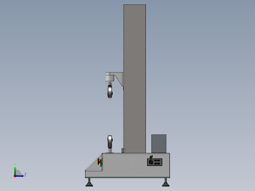 拉力试验机左视缩略图