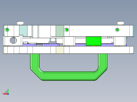 X1-CNC6笔记本CNC工装夹具三维模型kuaihuan-0401后视缩略图