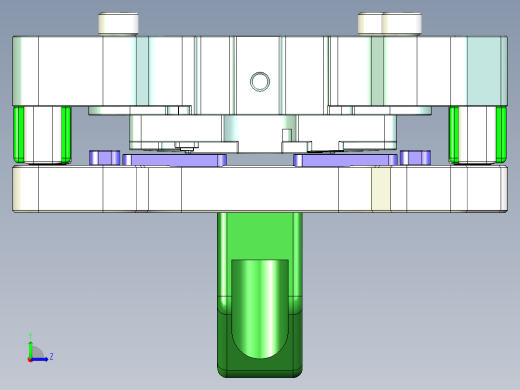 X1-CNC6笔记本CNC工装夹具三维模型kuaihuan-0401左视缩略图