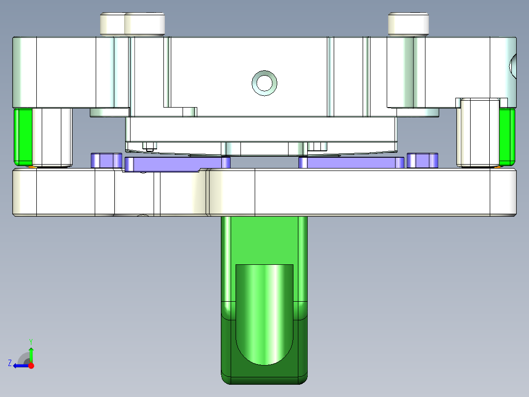 X1-CNC6笔记本CNC工装夹具三维模型kuaihuan-0401右视图