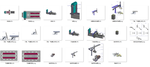 门框自动打包线体sw14可编辑缩略图