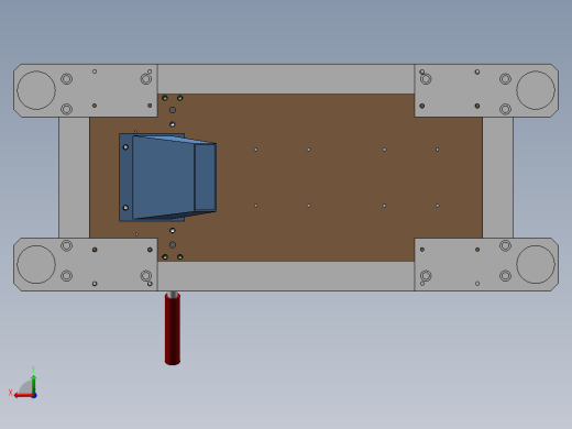 手动裁切机（sw18可编辑+工程图）后视缩略图