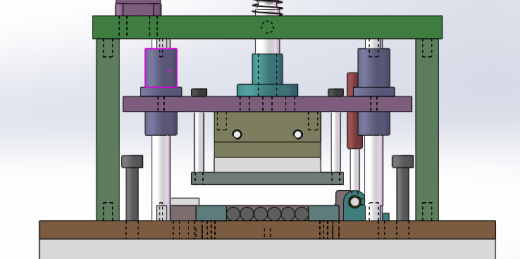 手动裁切机（sw18可编辑+工程图）缩略图