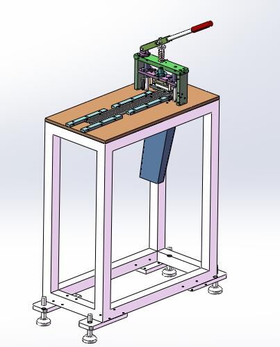 手动裁切机（sw18可编辑+工程图）