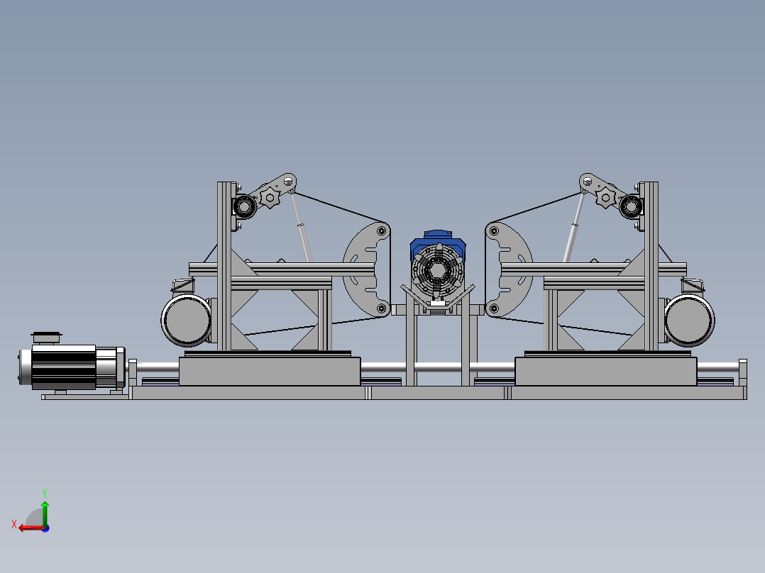 钢管除锈清理机18后视图