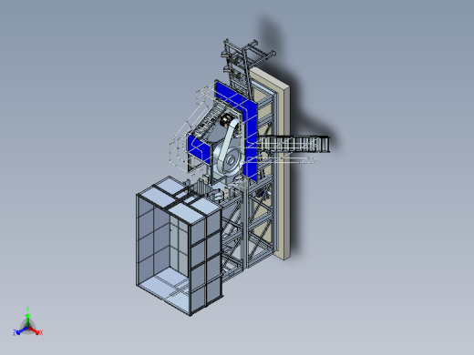 鄂式破碎站模型143920