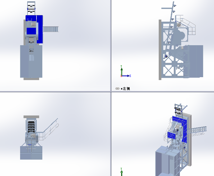 鄂式破碎站模型143920