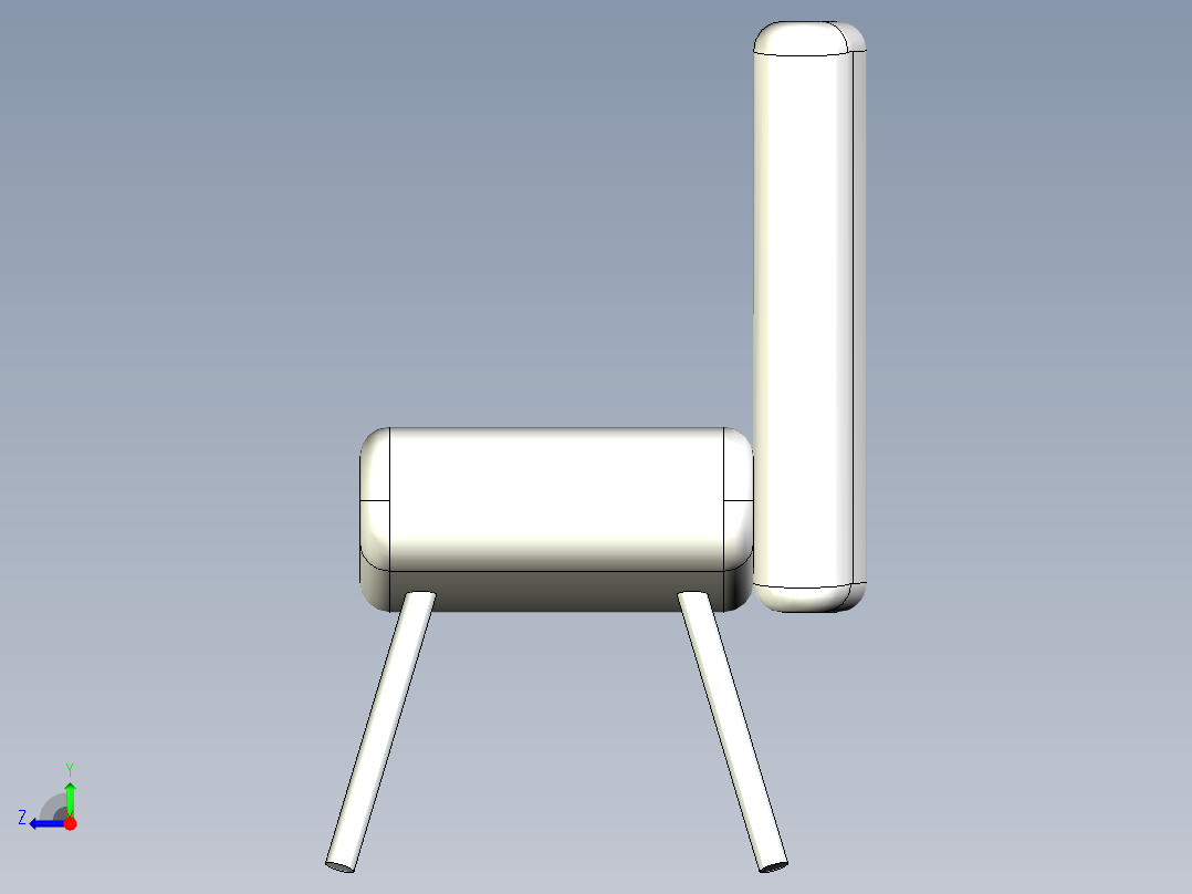 椅子创意椅子右视图