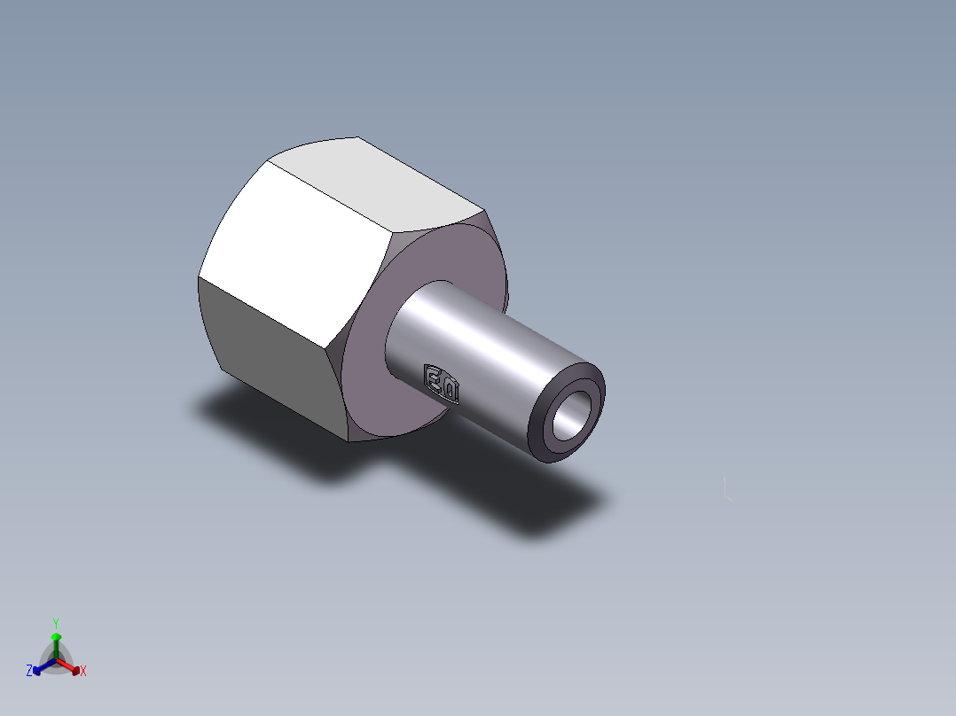 90度焊接接头、2WC-8X2.0.zip正等轴测图