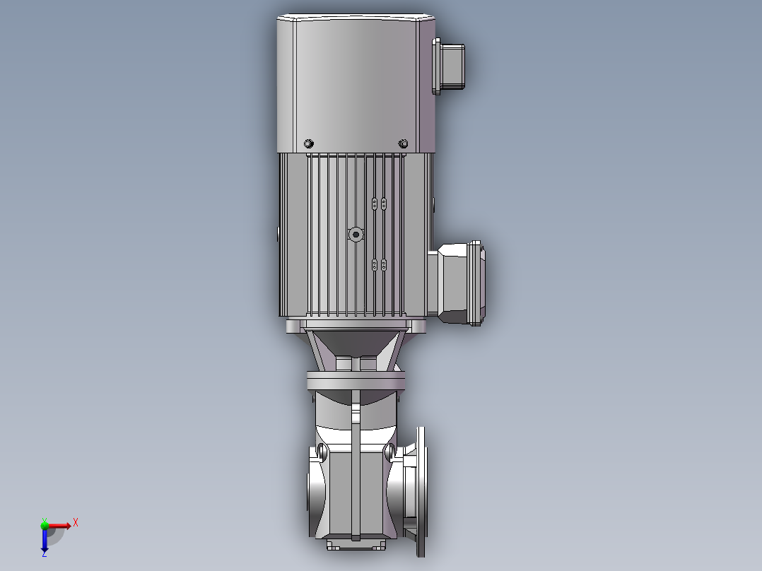 K系列减速机-K37型俯视图