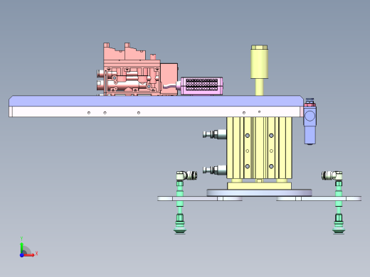 吸盘取料组件前视缩略图
