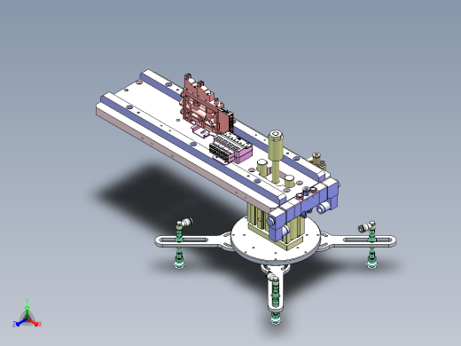 吸盘取料组件正等轴测缩略图