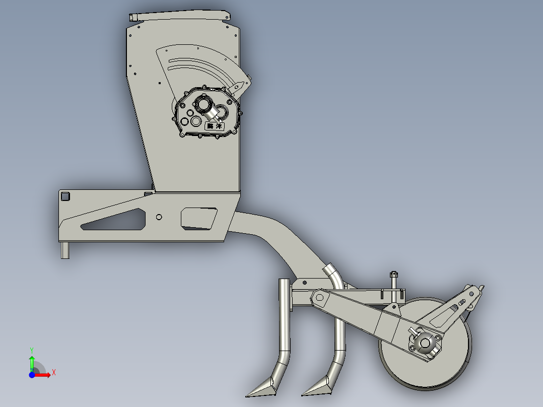 2BG-7-00-001整机装配前视图