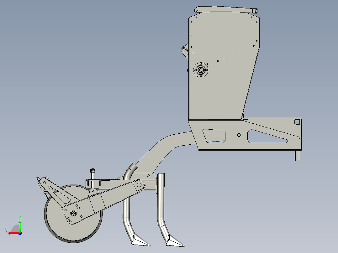 2BG-7-00-001整机装配后视图