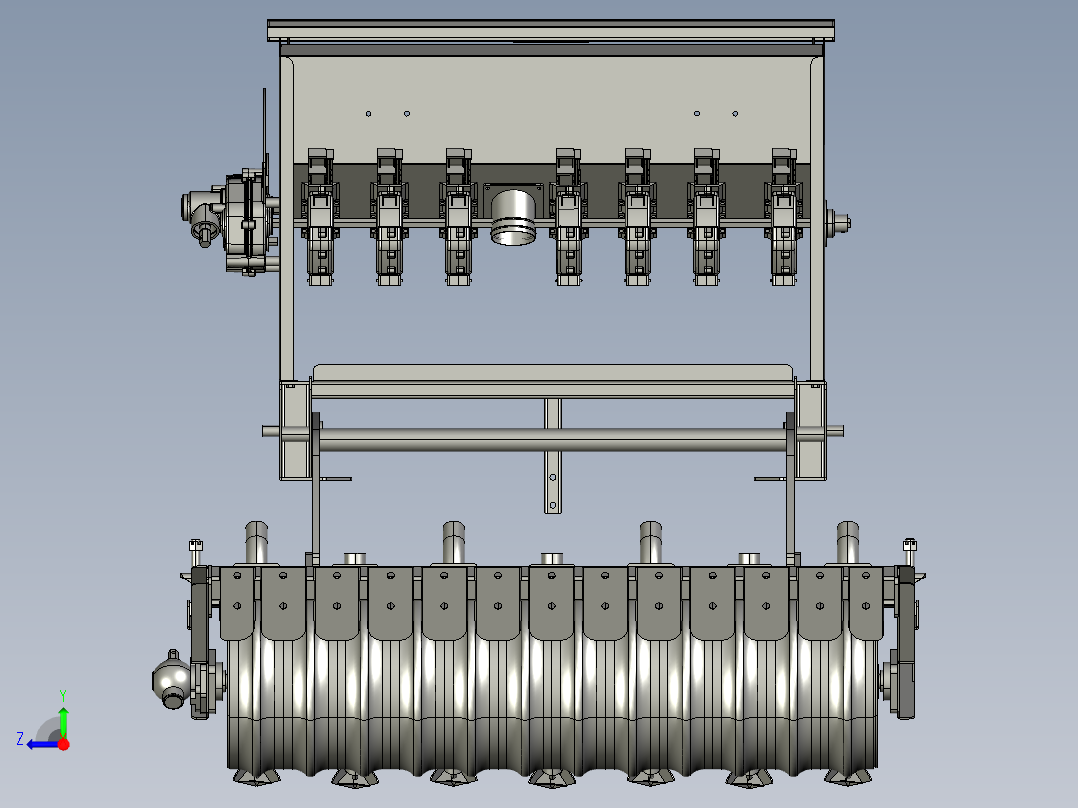 2BG-7-00-001整机装配右视图