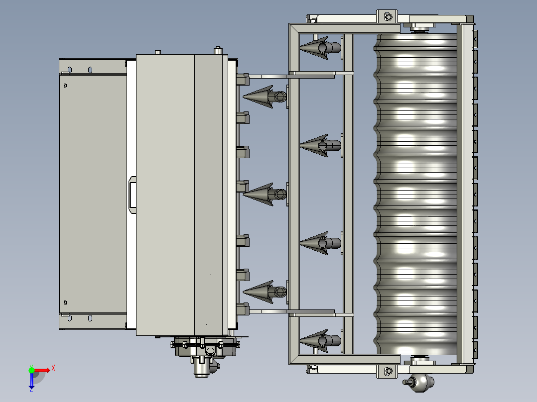 2BG-7-00-001整机装配俯视图