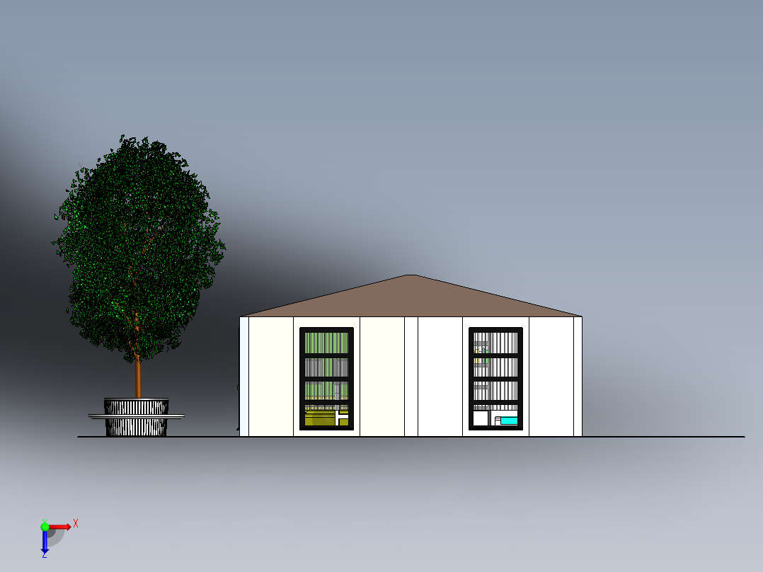 房子、建筑(198)主视图