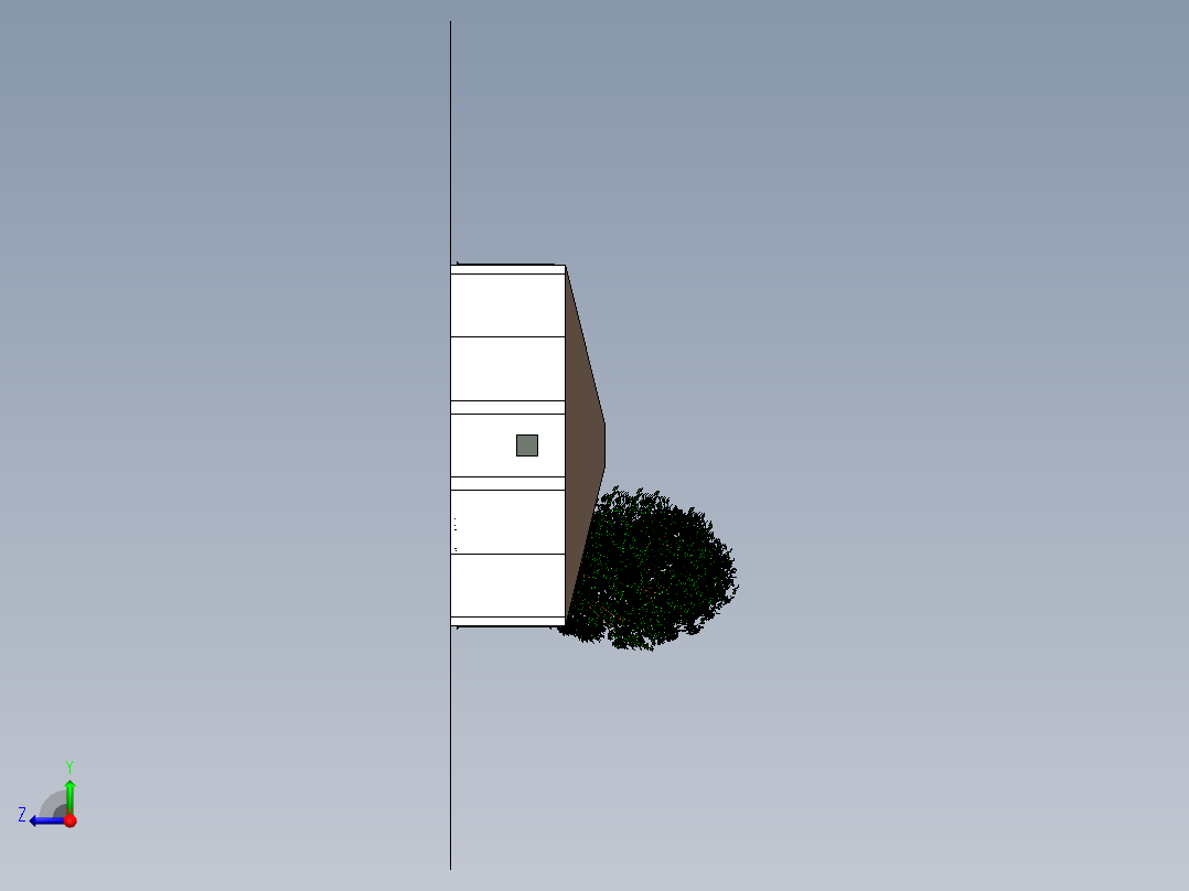 房子、建筑(198)右视图