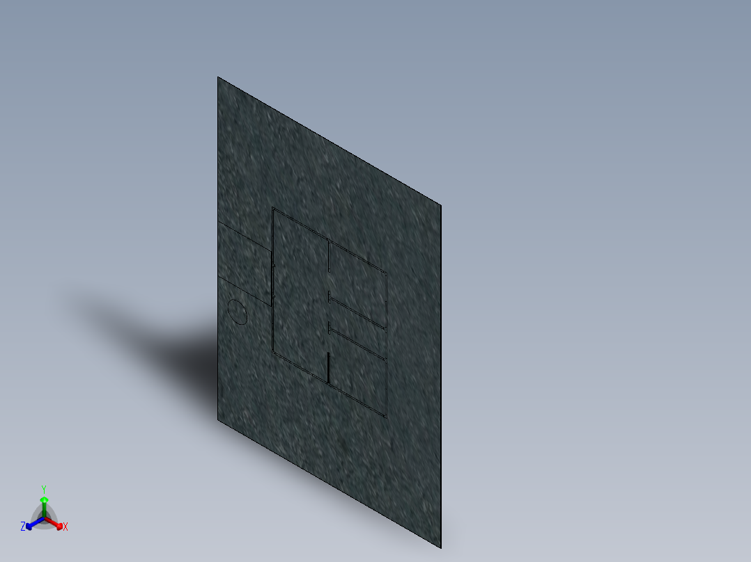 房子、建筑(198)正等轴测图