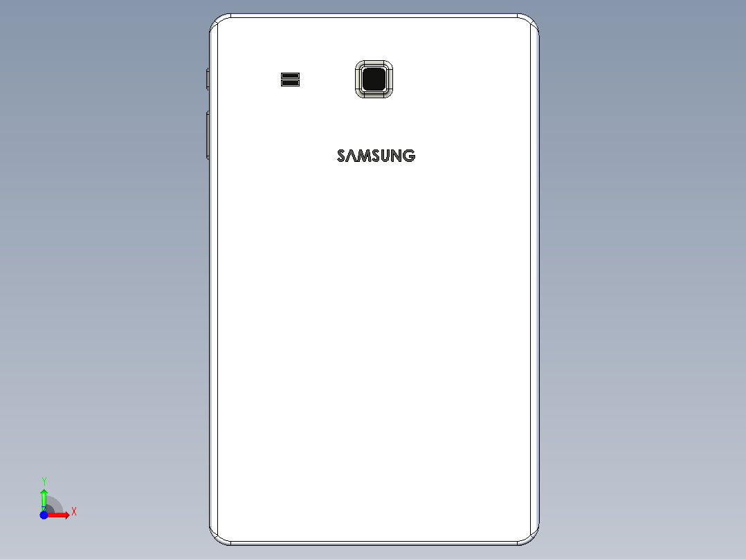 B2005257-三星 Galaxy Tab E 9.6  SM-T560平板电脑前视图