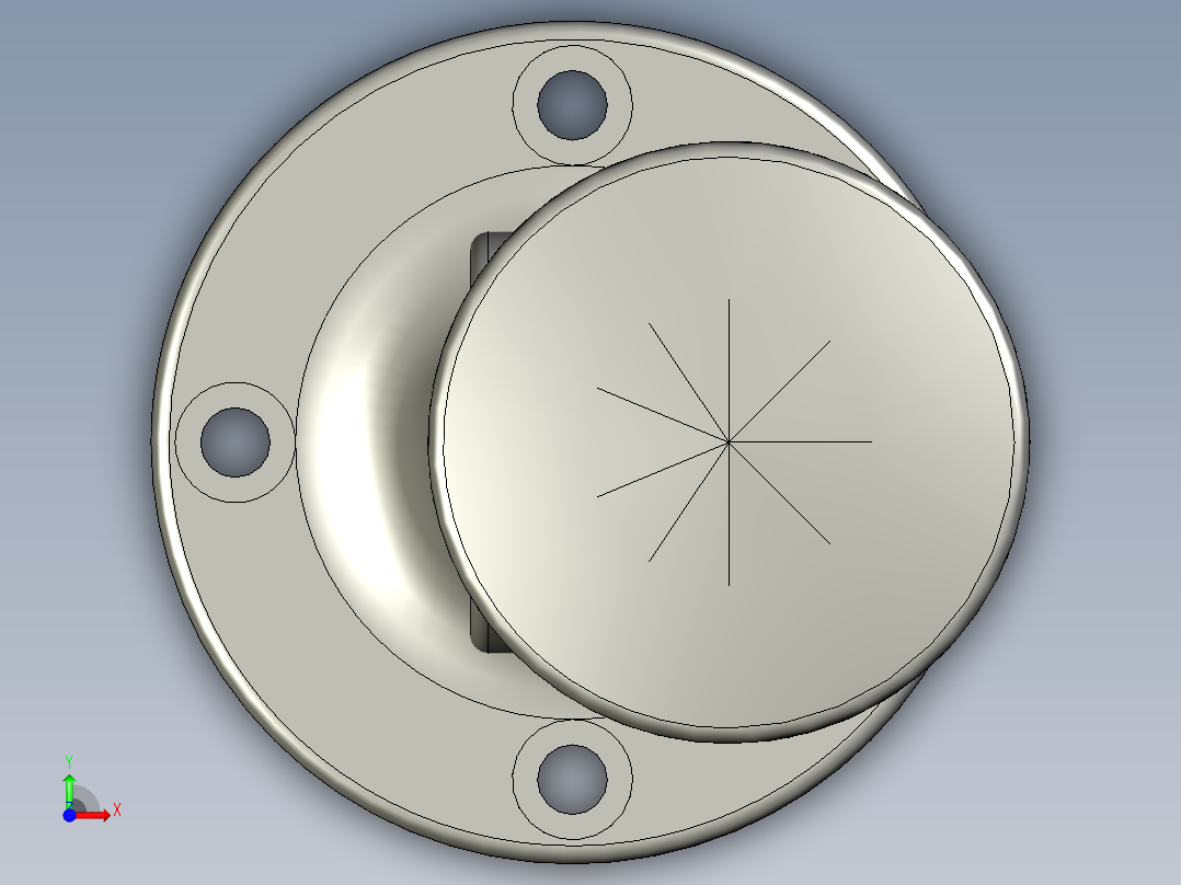 SPT5-T-DC24V配底座三色警示灯前视图