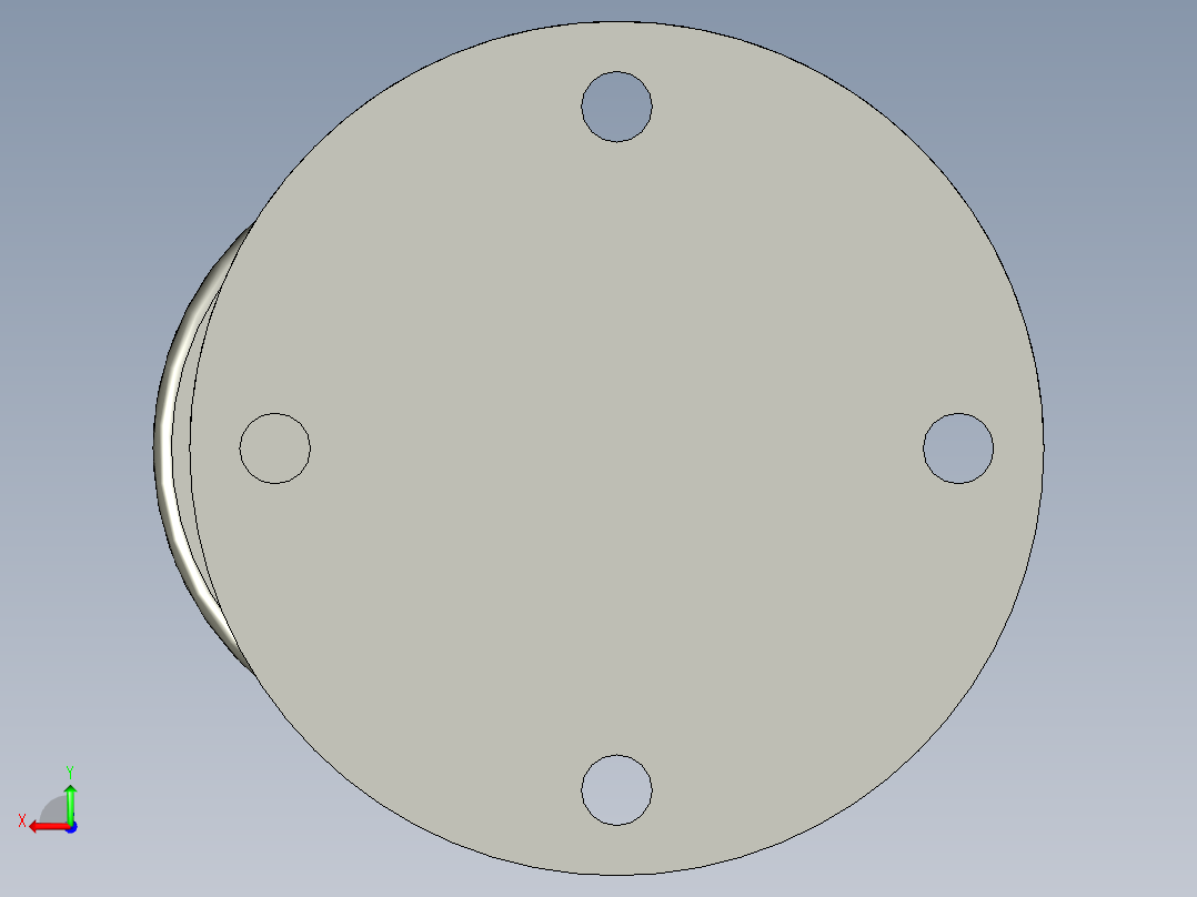 SPT5-T-DC24V配底座三色警示灯后视图