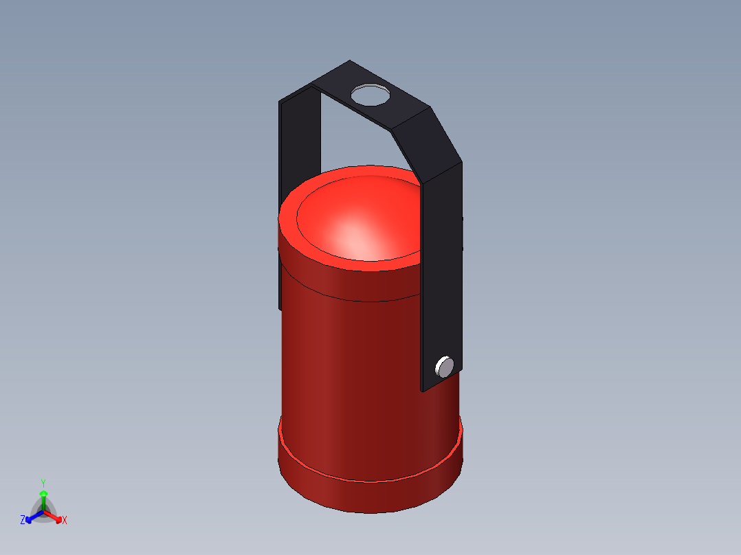 射灯正等轴测图