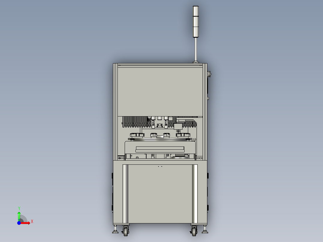 手机壳多工位打磨机前视图