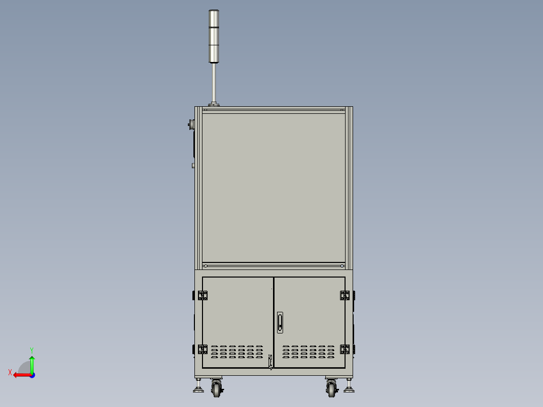 手机壳多工位打磨机后视图