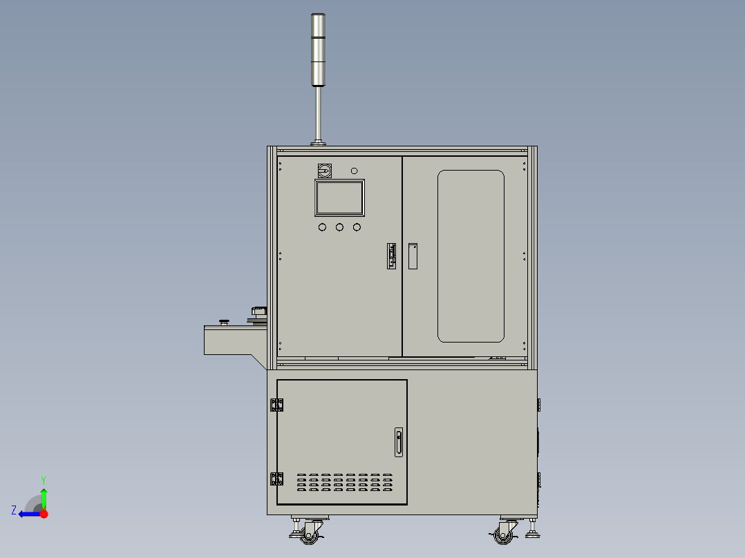 手机壳多工位打磨机右视图