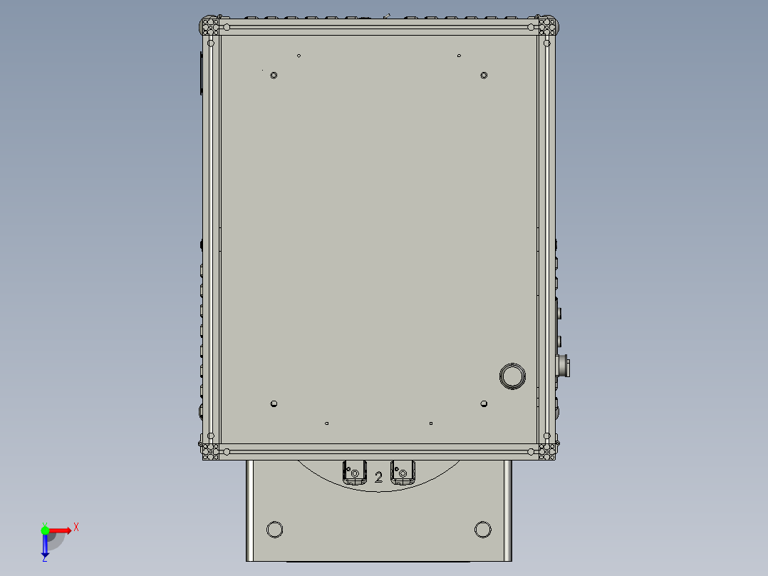 手机壳多工位打磨机俯视图