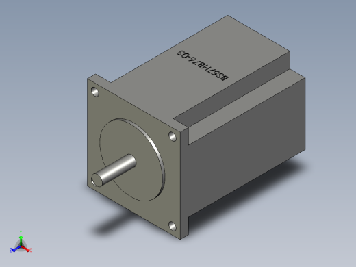 BS57HB76-03_步進馬達6正等轴测缩略图